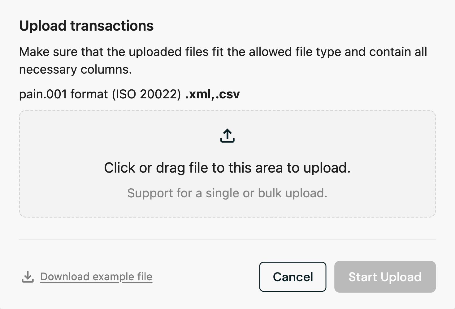 ibana file upload UI snippet